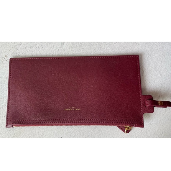 Saint Laurent Large Shopping Tote, Red - Picture 15 of 16